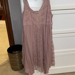 Abercrombie and Fitch float dress pink